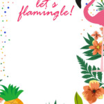 Free Flamingo Party Printables Printable Templates