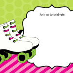 Free FREE Printable Ice Skating Birthday Invitations Template Roller