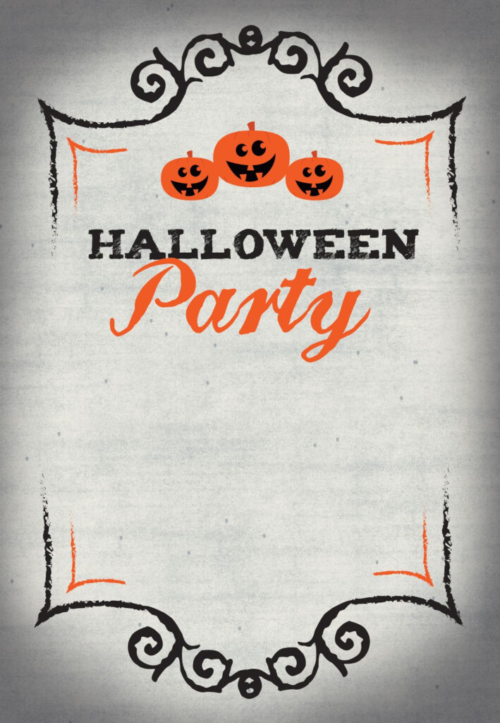 Free Halloween Invitation Templates Printable Templates