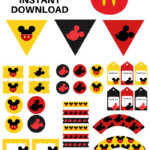 Free Mickey Party Printables Printable Templates