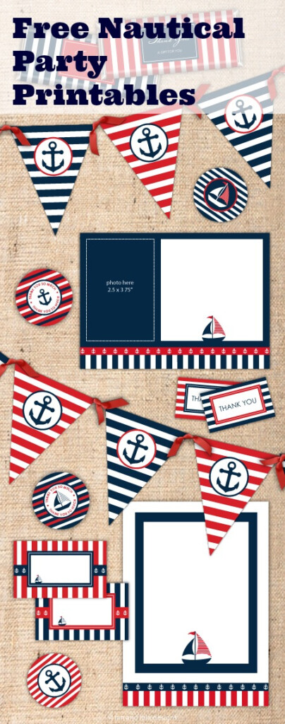 Free Nautical Party Printables From Ian Lola Designs Catch My Party