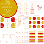 Free Oh What Fun And Favorite Things Holiday Party Printables Catch