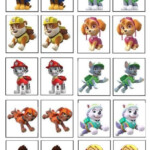 Free Paw Patrol Number Clip Cards Paw Patrol Party Games Paw Patrol