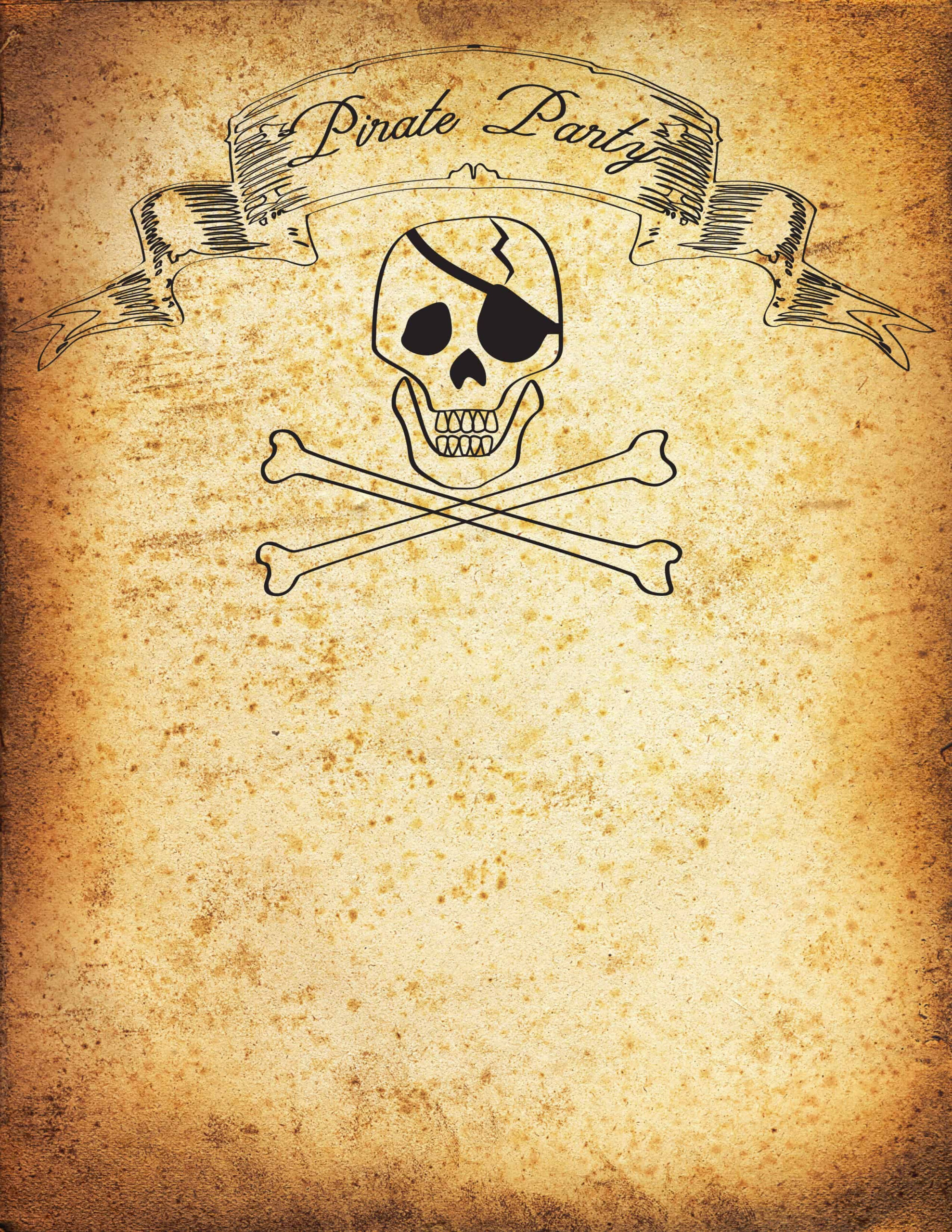 Free Pirate Party Invitation Printable Free Printable And Easy