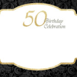 FREE Printable 50th Birthday Invitations Template Printable Birthday