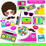 Free Printable 80s Photo Props Printable Templates