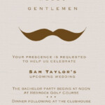 Free Printable Bachelor Party Invitations