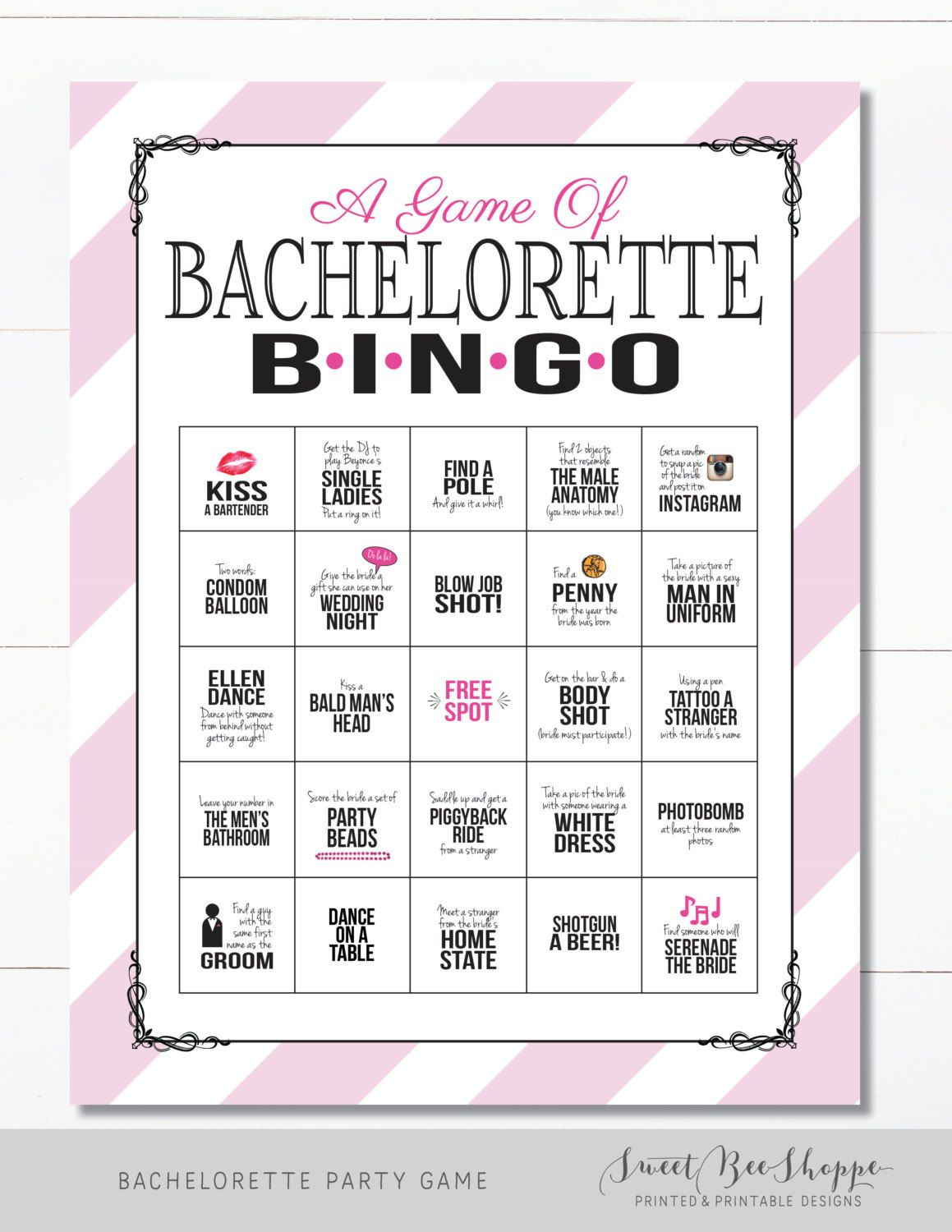 Free Printable Bachelorette Party Games