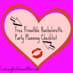 Free Printable Bachelorette Party Planning Checklist Love Laughter