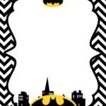 FREE Printable Batman Birthday Invitation Templates Superhero