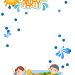 Free Printable Birthday Invitations Pool Party Invitations Free