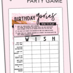 Free Printable Birthday Party Games For Seniors Printable Word Searches