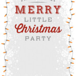 Free Printable Christmas Invitation Christmas Party Invitation