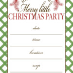 Free Printable Christmas Party Invitation Moritz Fine Designs