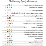 Free Printable Christmas Songs Emoji Pictionary Ratespiel Blogger