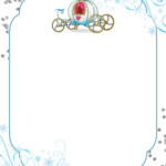 FREE Printable Cinderella Chariot Disney Invitation Templates