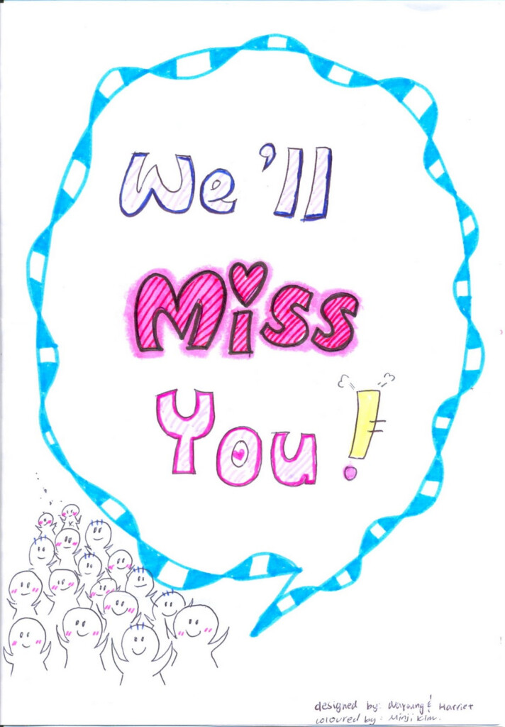 Free Printable Farewell Card For Colleague Templates Printable Download