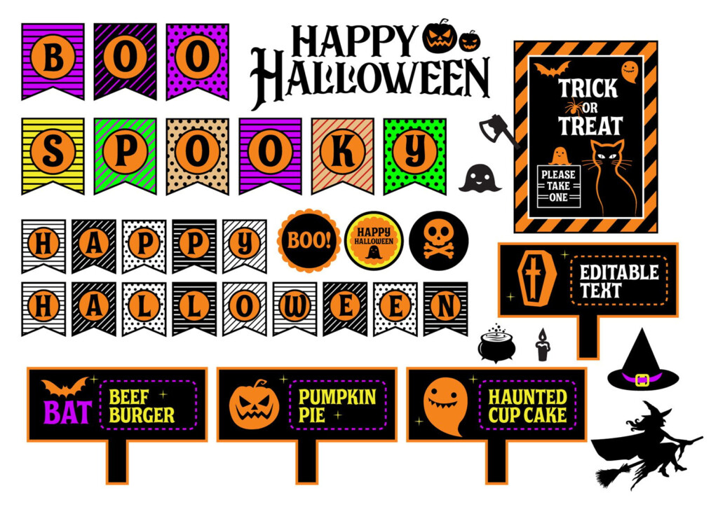 Free Printable Halloween Party Decorations Printable Free Templates 