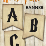 Free Printable Harry Potter Banner Letters Paper Trail Design Harry