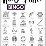 Free Printable Harry Potter Bingo Game Paper Trail Design Harry