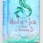 Free Printable Mermaid Birthday Invitations