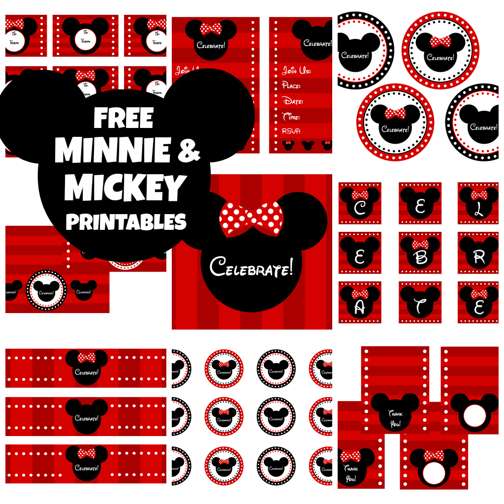 Free Printable Mickey Mouse Decorations Printable Templates