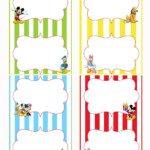 Free Printable Mickey Mouse Labels