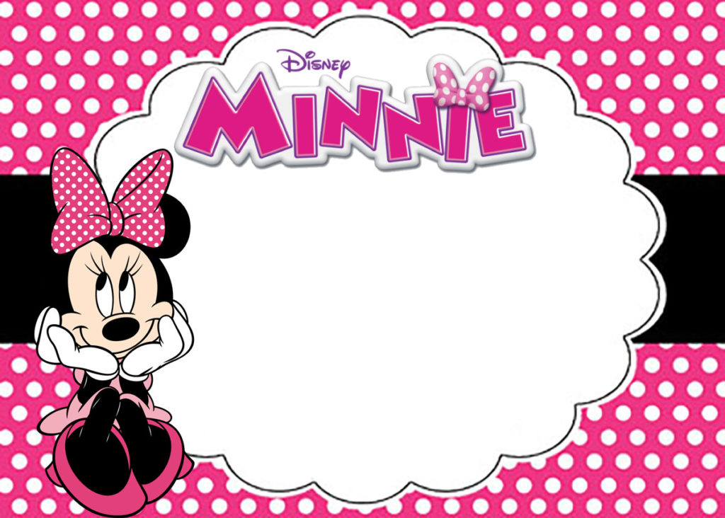 Free Printable Minnie Mouse Birthday Party Invitation Card Free 