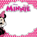 Free Printable Minnie Mouse Birthday Party Invitation Card Minnie