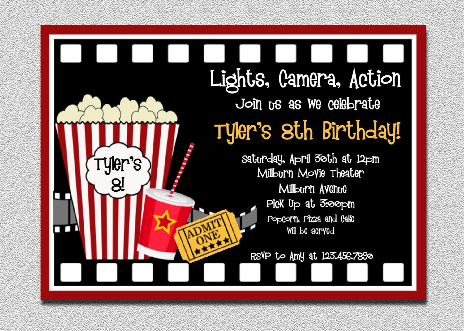 Free Printable Movie Themed Invitations Free Printable