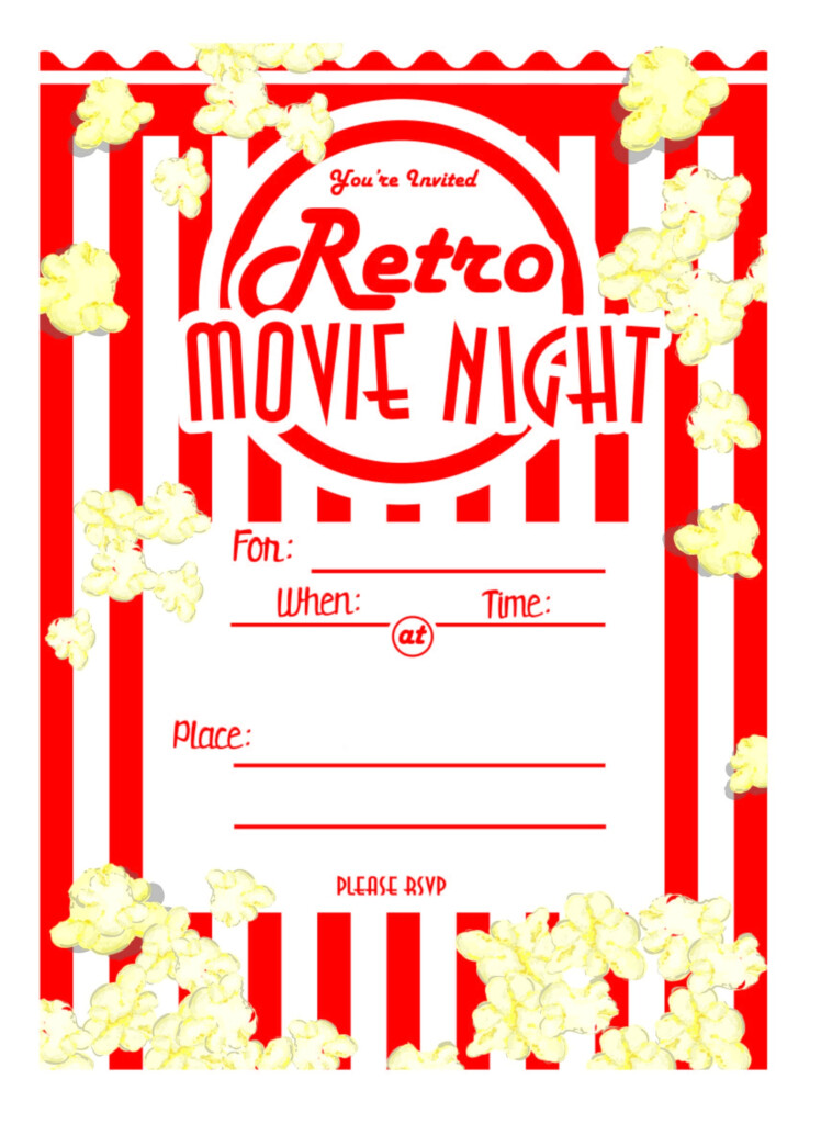 Free Printable Movie Themed Invitations Free Printable