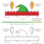 Free Printable Paper Elf Hat Template Printable Templates