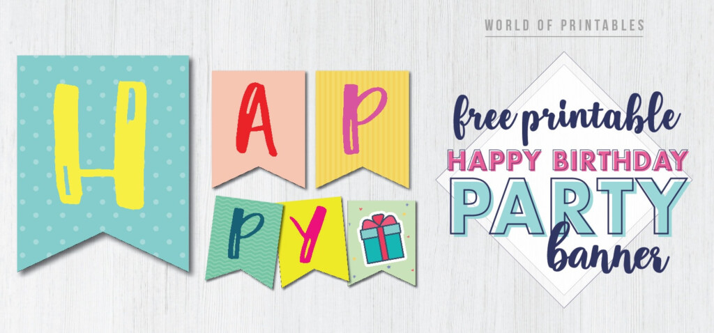 Free Printable Party Banner Templates