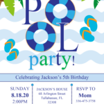 Free Printable Pool Party Invitations Template Printable Templates