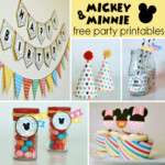 Free Printable s A DIY Mickey And Minnie Party Wrap Up Party