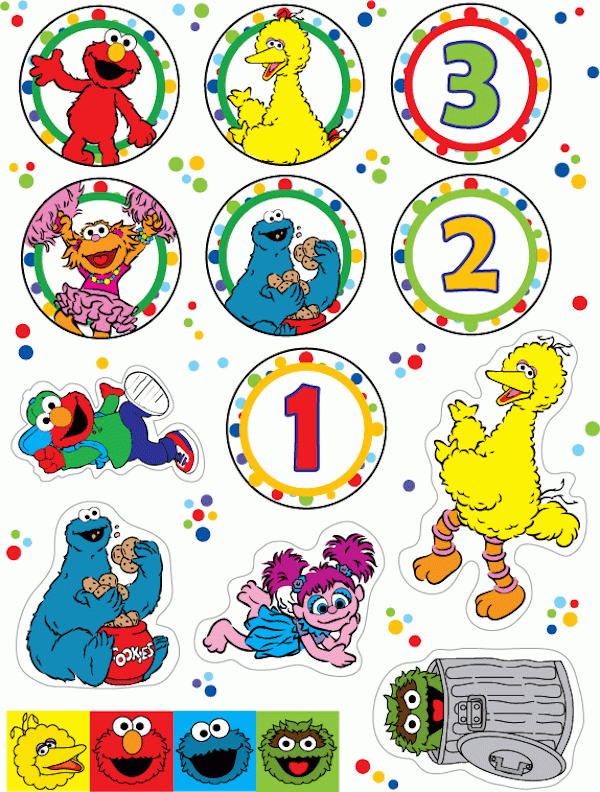 Free Printable Sesame Street Birthday Printable Templates