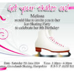 Free Printable Skating Invitations