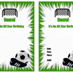 Free Printable Soccer Birthday Party Invitations Soccer Birthday