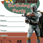 Free Printable Star Wars Birthday Party Invitations Printable Templates