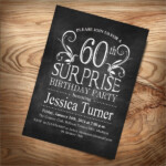 Free Printable Surprise 60th Birthday Invitations Printable Free