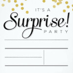 Free Printable Surprise Birthday Invitations FREE Printable Birthday