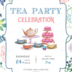 Free Printable Tea Party Invitations Printable Word Searches