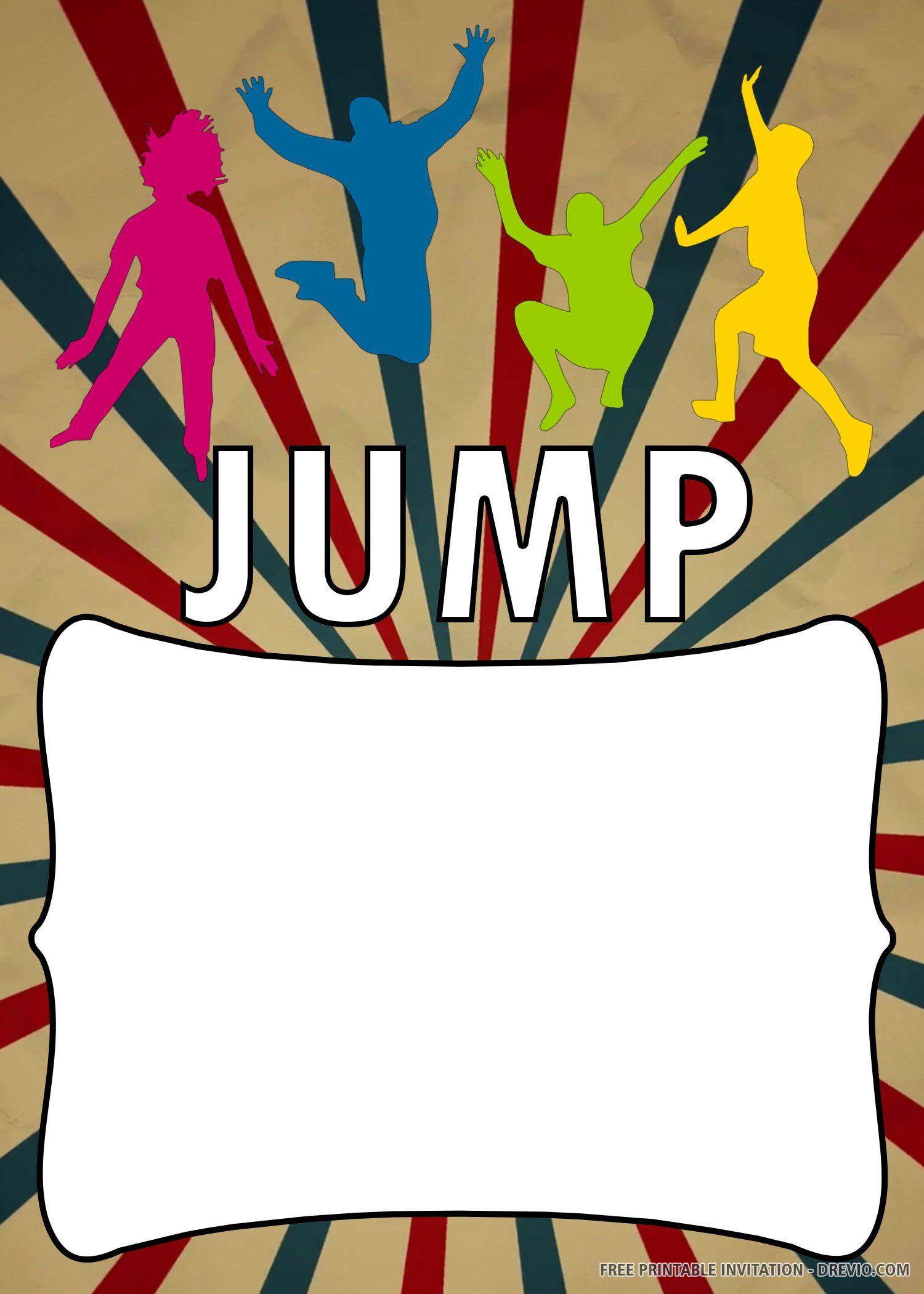 Free Printable Trampoline Party Invitations PRINTABLE TEMPLATES