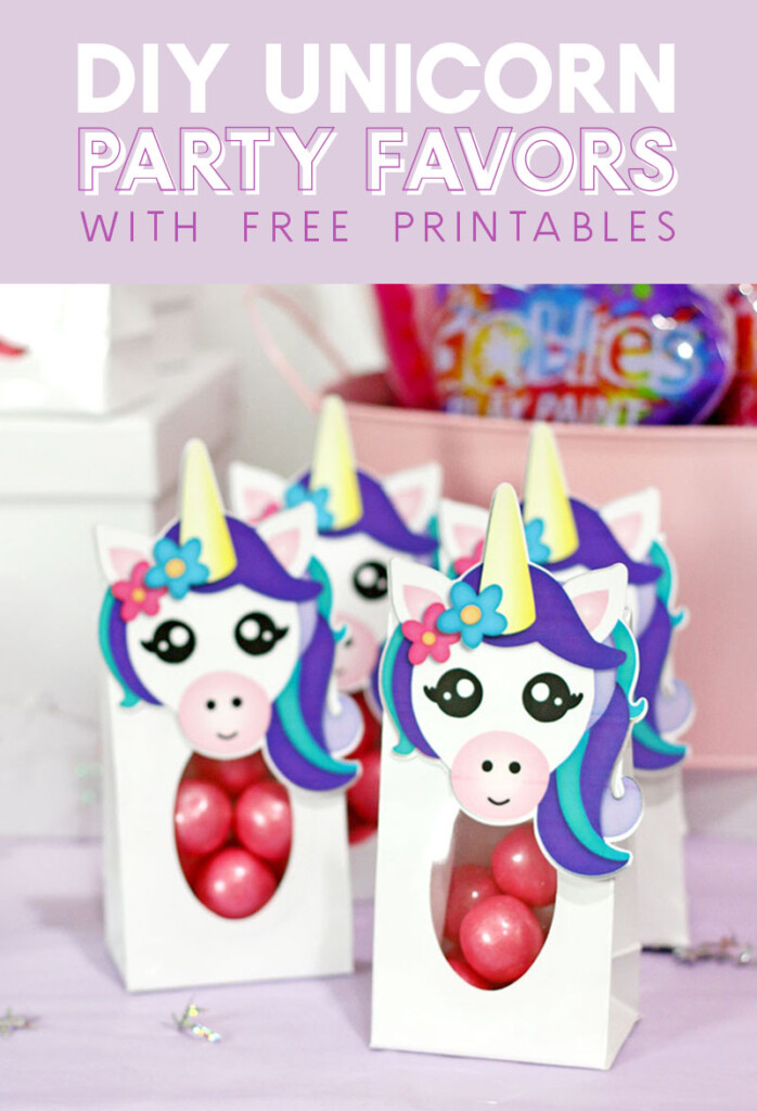 Free Printable Unicorn Party Bags Printable Form Templates And Letter