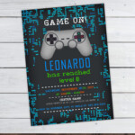 Free Printable Video Game Party Invitations Printable Free Templates