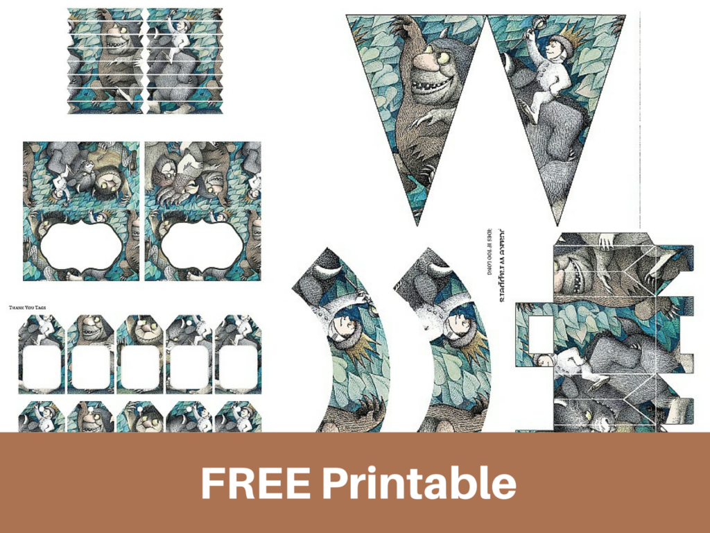 FREE Printable Where The Wild Things Are Magical Printable Wild 