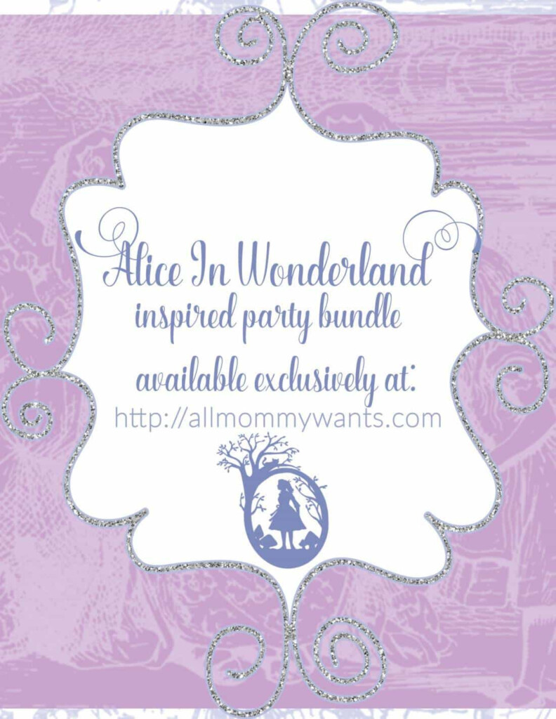 Free Printables Alice In Wonderland Themed Party Printables Life 