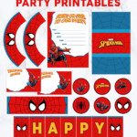 Free Spiderman Party Printables Party With Unicorns