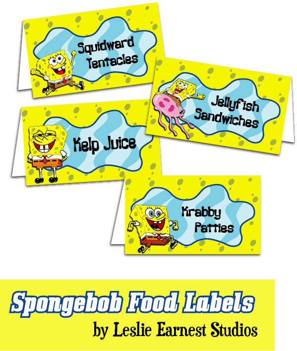 Free Spongebob Birthday Printables Printable Blog