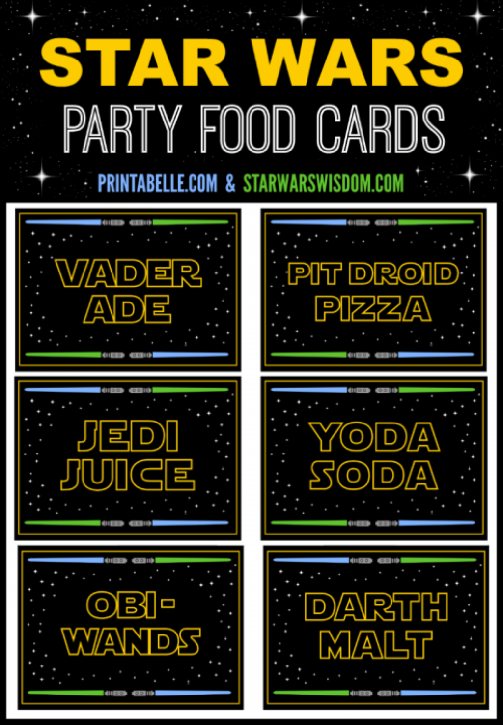 Free Star Wars Birthday Party Printables Printable Templates